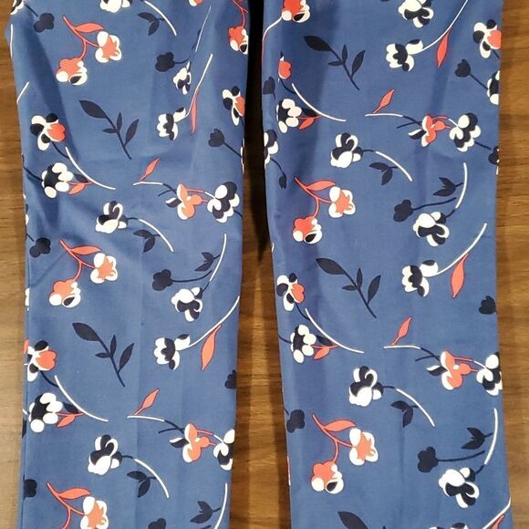 BODEN Hampshire 3/4 Length Floral Flower Print‎ Trousers Pants Sz 6 Regular 6R - Picture 11 of 12